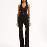 Veronica Beard - Komi Stretch-Linen Pant