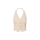 Veronica Beard - Arabella Metallic Pinstripe Vest