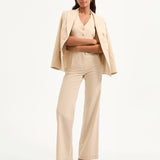 Veronica Beard - Gaya Metallic Pinstripe Dickey Jacket