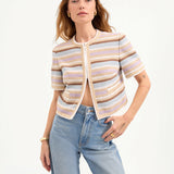 Veronica Beard - Wyatt Knit Short-Sleeve Jacket