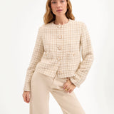 Veronica Beard - Andrea Metallic Tweed Jacket