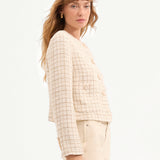Veronica Beard - Andrea Metallic Tweed Jacket