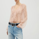 Aflalo - Fiorenza Top in Lace