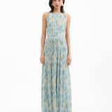 Veronica Beard - Yardley Pleated Maxi Dress