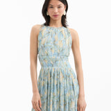 Veronica Beard - Yardley Pleated Maxi Dress