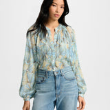 Veronica Beard - Fennel Pleated Blouse