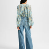 Veronica Beard - Fennel Pleated Blouse