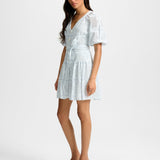 Veronica Beard - Bobbie Eyelet Mini Dress