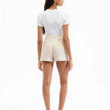 Veronica Beard - Jazmin Gold-Print Short