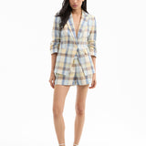 Veronica Beard - Clayton Plaid Dickey Jacket