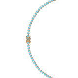 Dorsey - JAMES BEZEL RIVIÈRE NECKLACE IN NANO TURQUOISE AND LAB DIAMOND