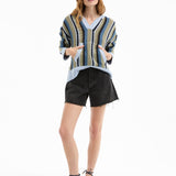 Veronica Beard - Daisha Knit Hoodie Sweater