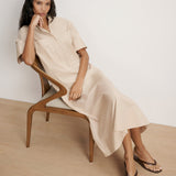 Veronica Beard - Cam Drop-Waist Midi Shirtdress