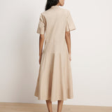 Veronica Beard - Cam Drop-Waist Midi Shirtdress