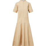 Veronica Beard - Cam Drop-Waist Midi Shirtdress