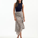 Veronica Beard - Eleonora Silk Midi Skirt