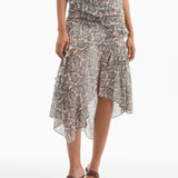 Veronica Beard - Eleonora Silk Midi Skirt
