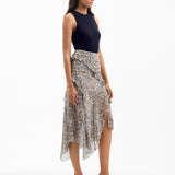 Veronica Beard - Eleonora Silk Midi Skirt