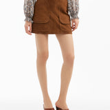 Veronica Beard - Norwood Suede Mini Skirt