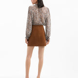 Veronica Beard - Norwood Suede Mini Skirt