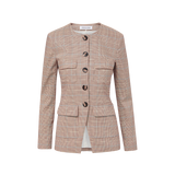 Veronica Beard - Orrin Slim Plaid Jacket