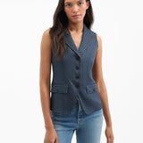 Veronica Beard - Benny Pinstripe Tailored Vest