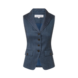 Veronica Beard - Benny Pinstripe Tailored Vest