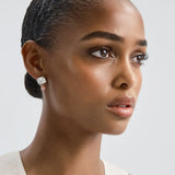 Aflalo - Tennis Drop Earrings in Mixed Gold