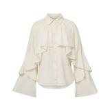 Veronica Beard - Demaris Ruffled Button-Down Blouse
