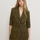 Veronica Beard - Jones Belted Dickey Jacket
