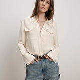 Veronica Beard - Pepper Button-Down Blouse