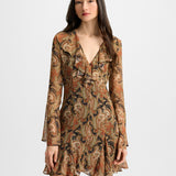 Veronica Beard - Adrienne Silk Mini Dress