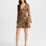 Veronica Beard - Adrienne Silk Mini Dress