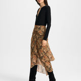 Veronica Beard - Sira Silk Midi Skirt