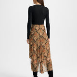 Veronica Beard - Sira Silk Midi Skirt