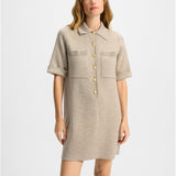 Veronica Beard - Madden Merino Wool Mini Shirtdress
