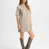 Veronica Beard - Madden Merino Wool Mini Shirtdress