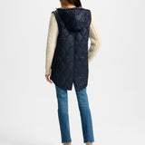 Veronica Beard - Barrows Knit-Sleeve Quilted Jacket