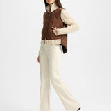 Veronica Beard - Patra Knit-Sleeve Quilted Jacket