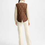 Veronica Beard - Patra Knit-Sleeve Quilted Jacket