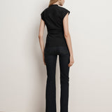 Veronica Beard - Joon Tie-Neck Button-Down Blouse