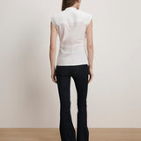 Veronica Beard - Joon Tie-Neck Button-Down Blouse