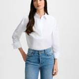 Veronica Beard - Draymond Cuff-Sleeve Shirt