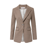 Veronica Beard - Livvy Houndstooth Dickey Jacket