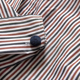 Veronica Beard - Draymond Striped Cuff-Sleeve Shirt