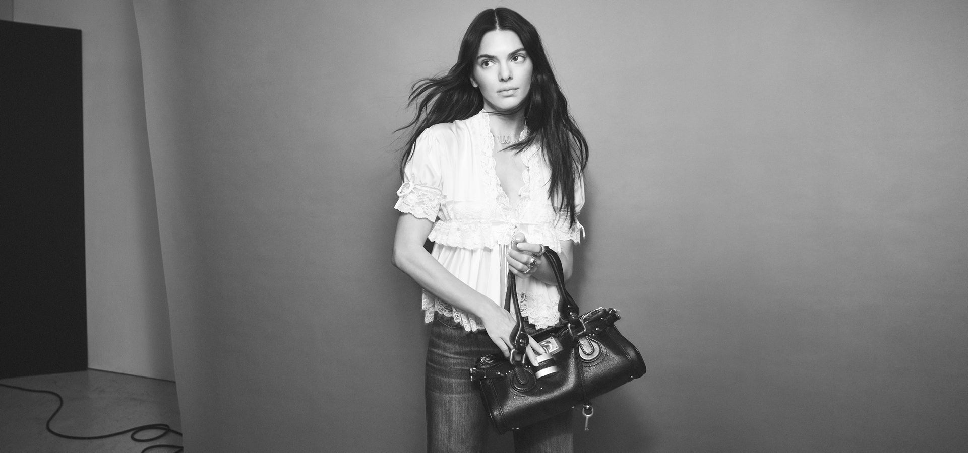 Chloé - Paddington bag in grained leather Black