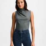Veronica Beard - Mylie Mock-Neck Tank Top