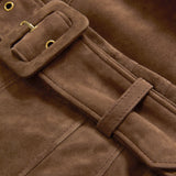 Veronica Beard - Alexie Suede Midi Skirt