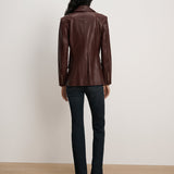 Veronica Beard - Kessler Leather Dickey Jacket