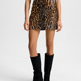 Veronica Beard - Ohemia Calf Hair Mini Skirt